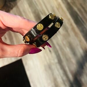 Authentic Tory Burch leather wrap bracelet *PRICED TO SELL* ARM CANDY!